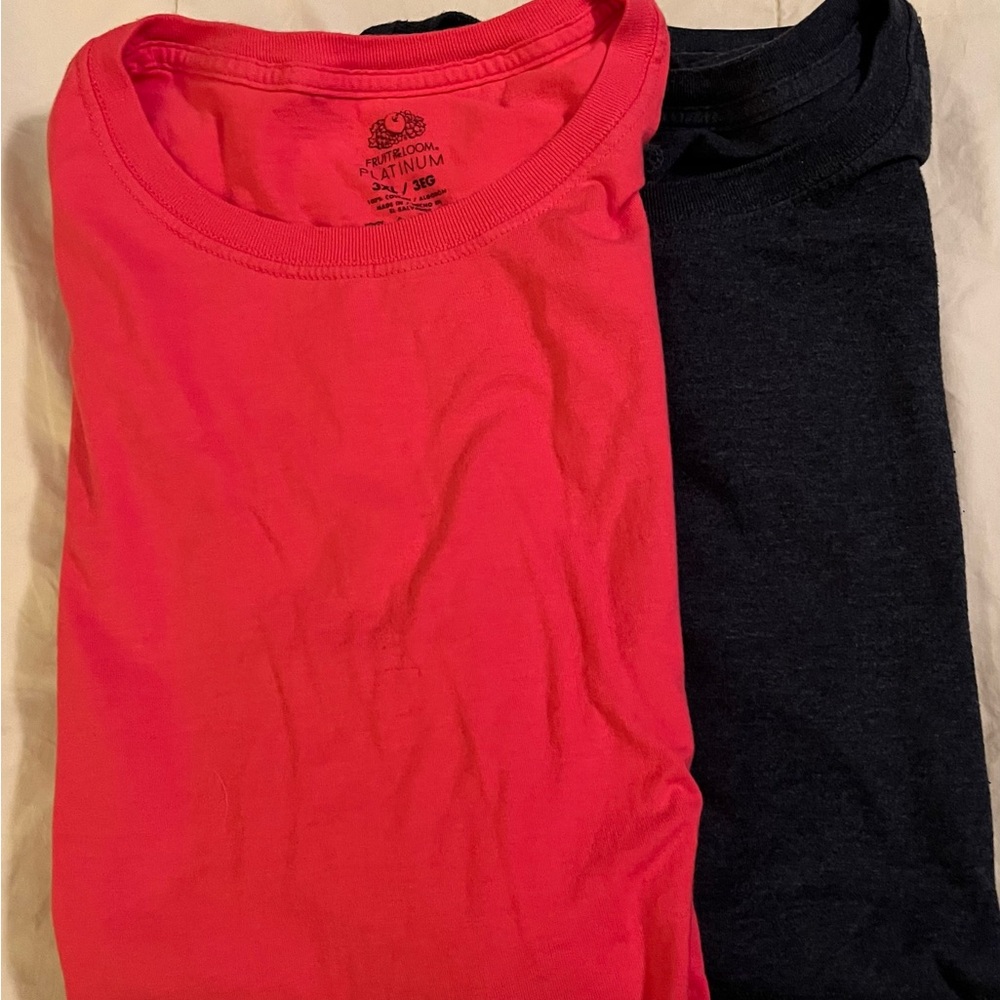 Two Fruit of the Loom Tees